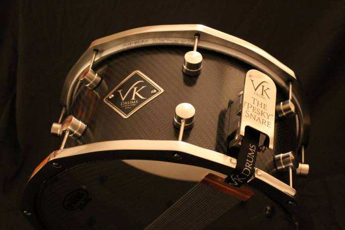 Pantheon Percussion: VK Custom Drums Stainless Steel Hoops available